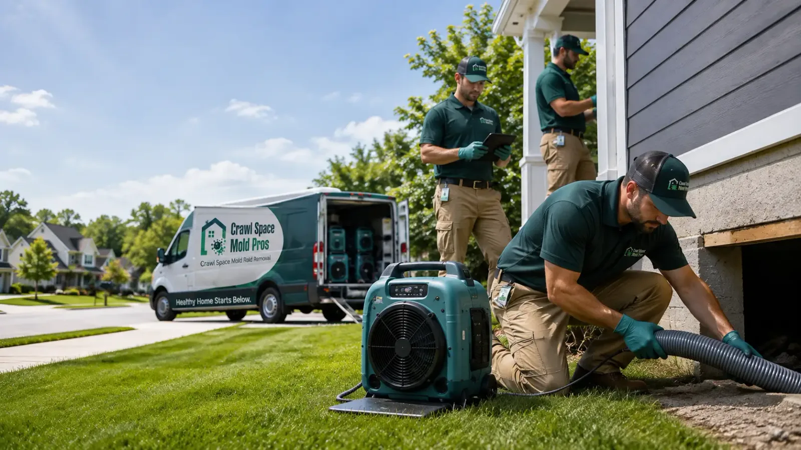 Crawl Space Mold Removal in Tylerton, MD